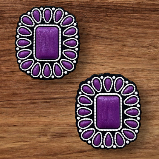 Purple Western Design Focal (Square)