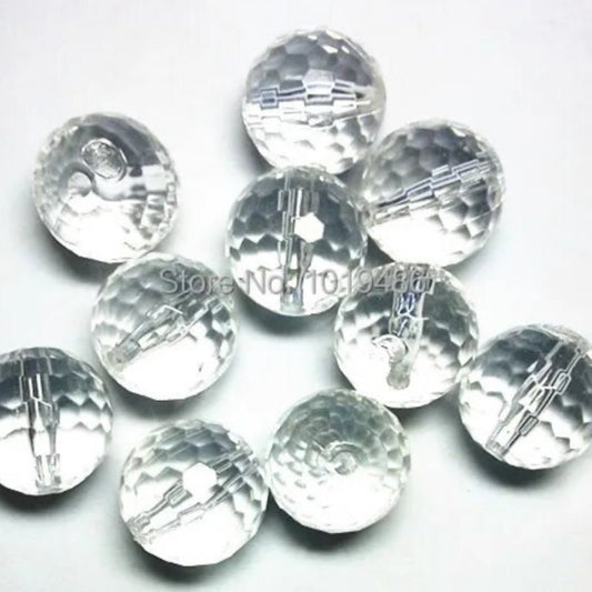 20mm Clear Acrylic Bead