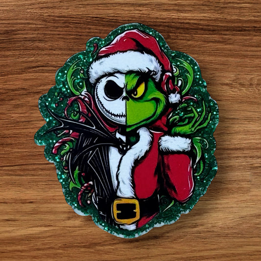 Two Face Christmas Acrylic Flatback