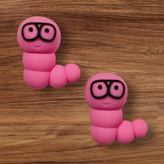 3-D Bookworm (Pink)