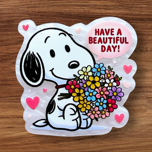 Have A Beautiful Day Acrylic Flatback