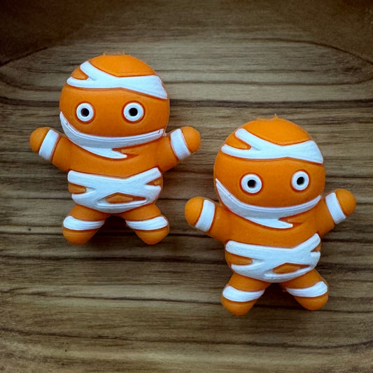 3-D Orange Mummy Focal