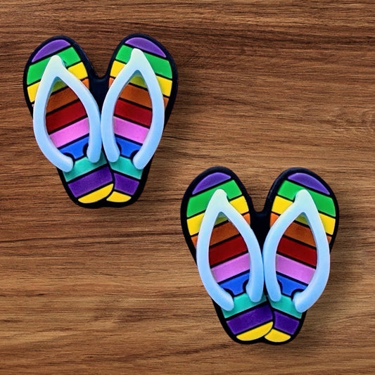 3-D Flip Flop Focal (Blue Strap)