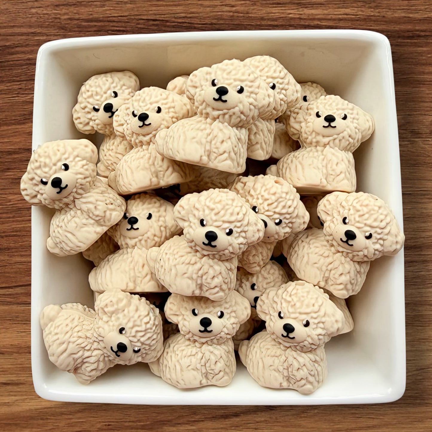 3-D Puppy Focal (Cream)