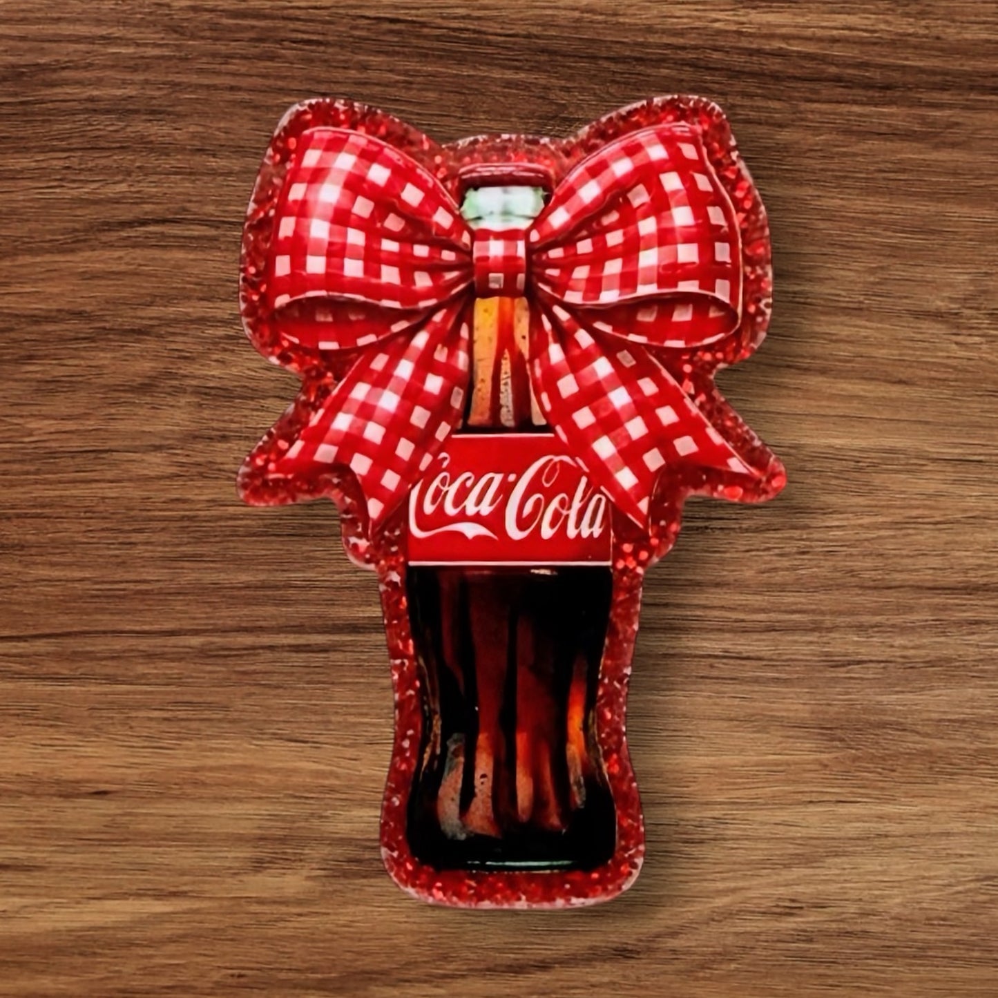 Soda With Bow Acrylic Flatback