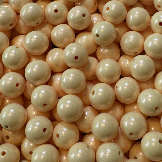 15mm Flesh Color Chameleon Silicone Bead