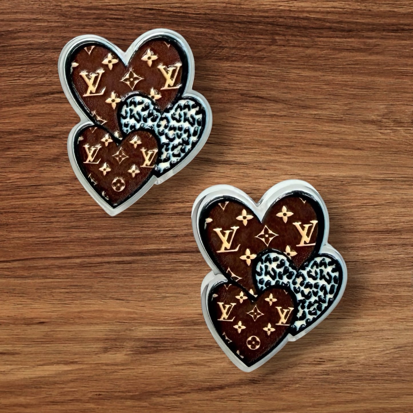Designer Heart Acrylic Focal