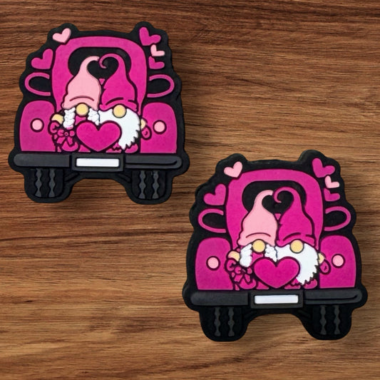 Gnomes In Pink Truck Focal