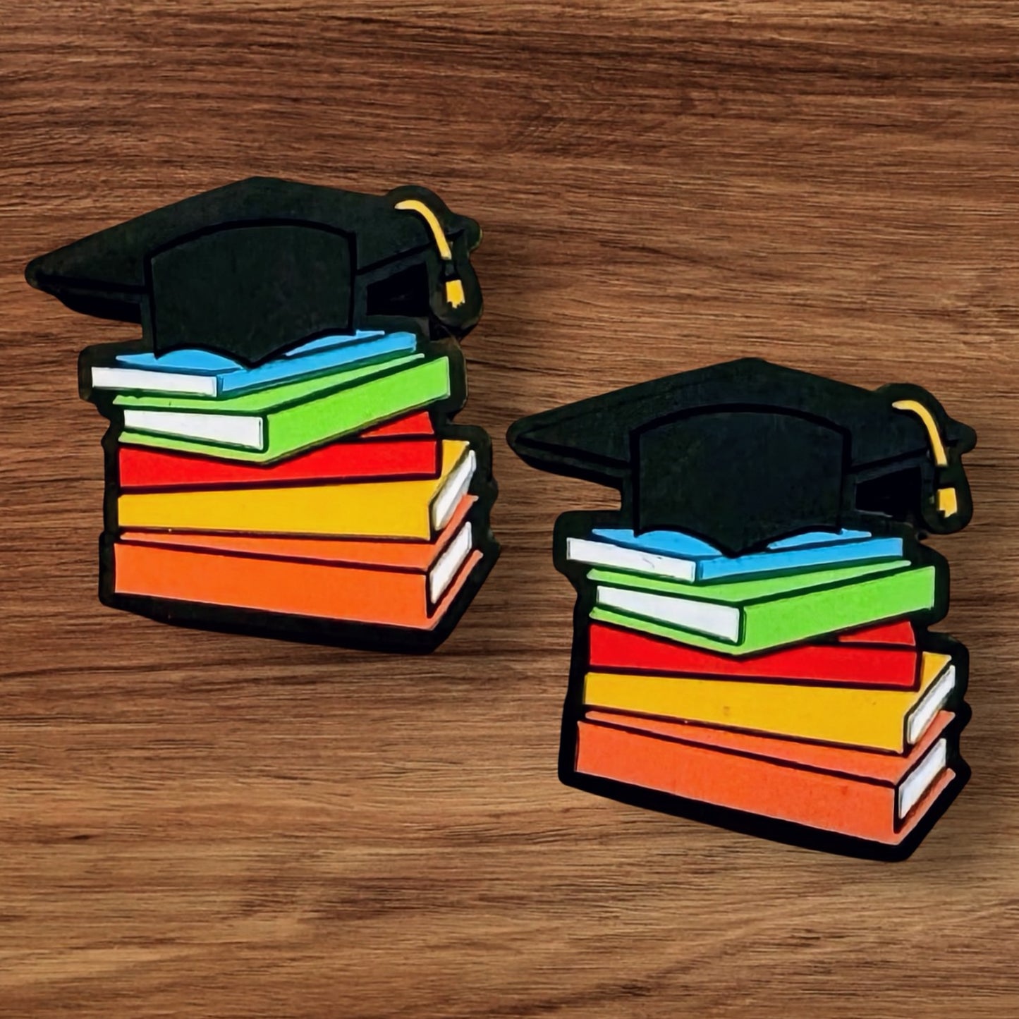 Graduation Cap & Books Focal