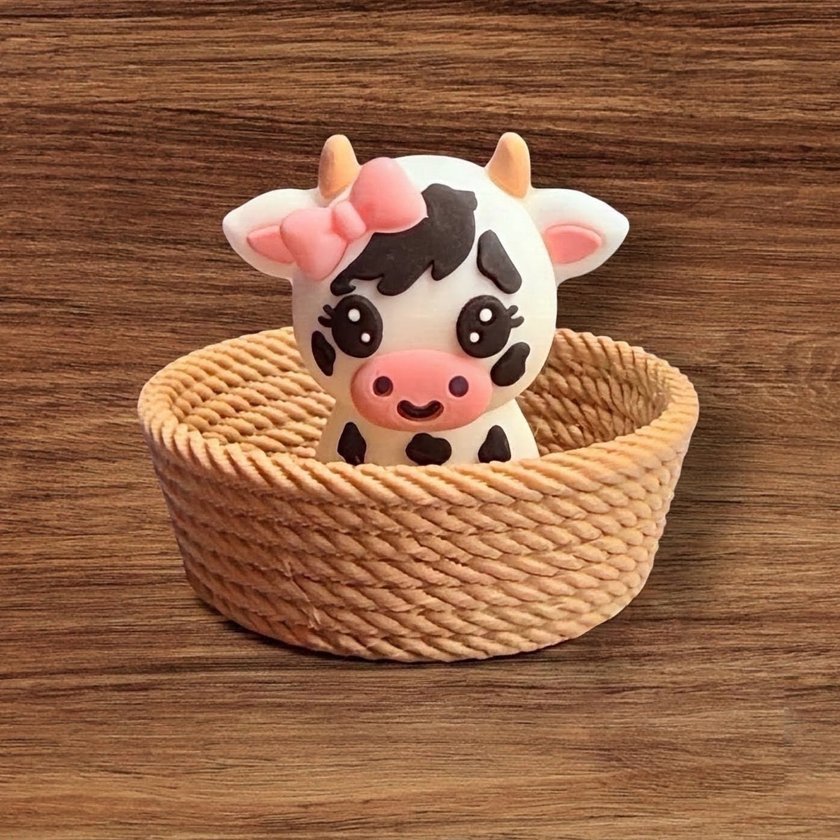 3-D Print 30mm Rope Basket Bead (Focal Not Included)