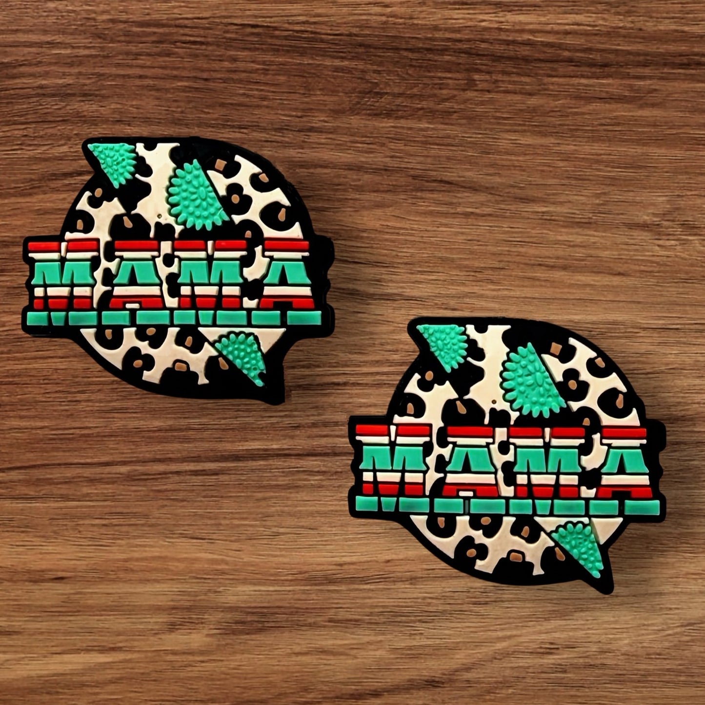 Leopard Lightning Bolt Mama Focal