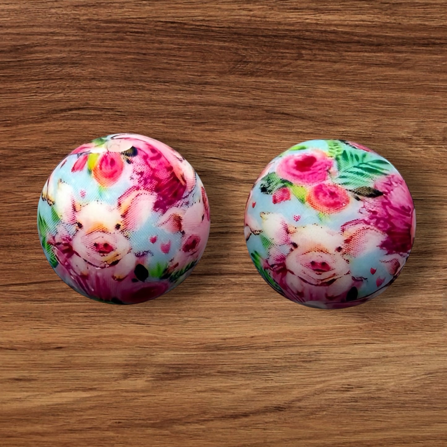 15mm Here Piggy Piggy Silicone Bead