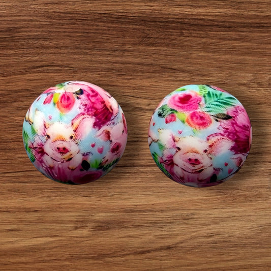 15mm Here Piggy Piggy Silicone Bead