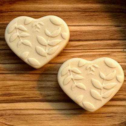 Embossed Hearts Silicone Focal