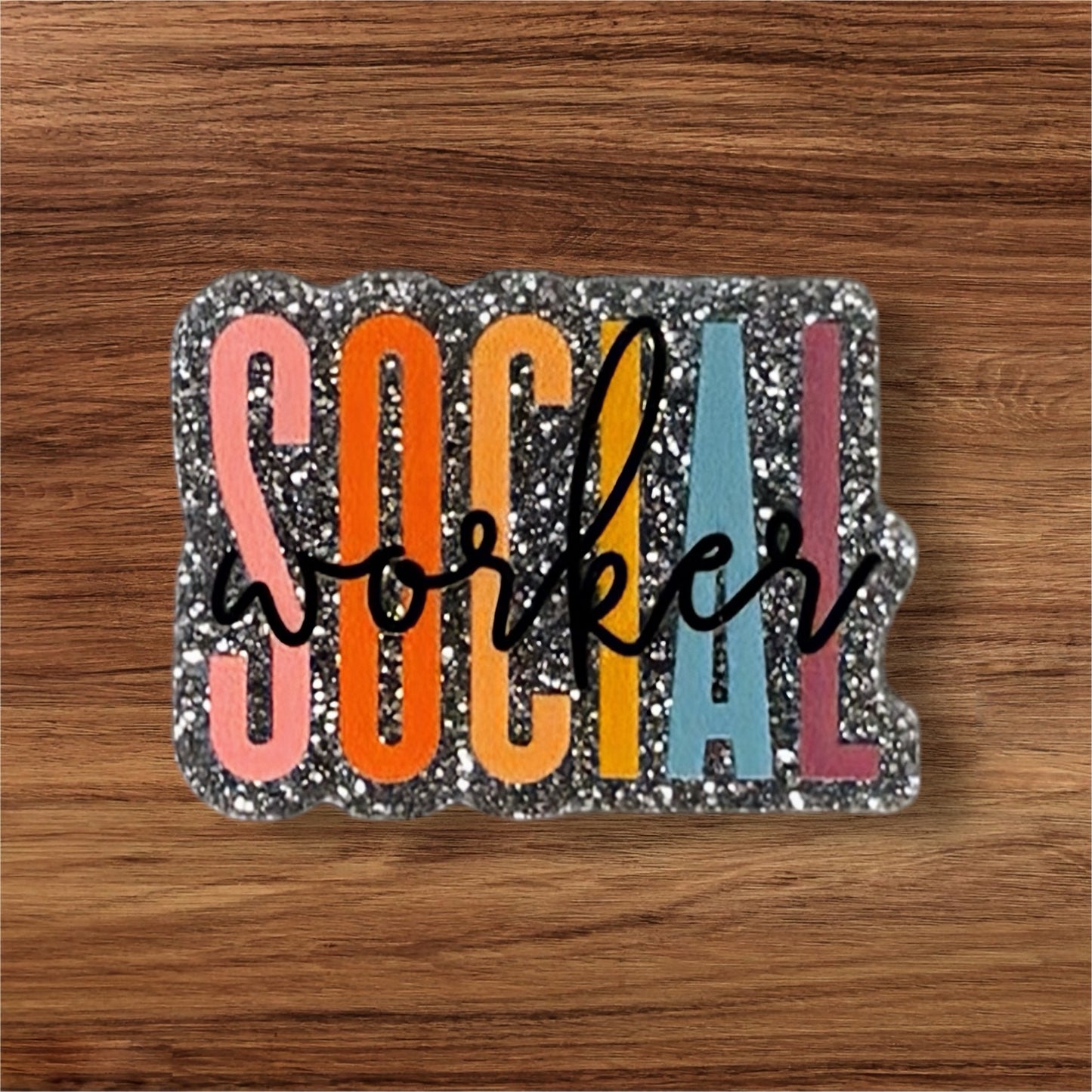 Social Worker Acrylic Flatback