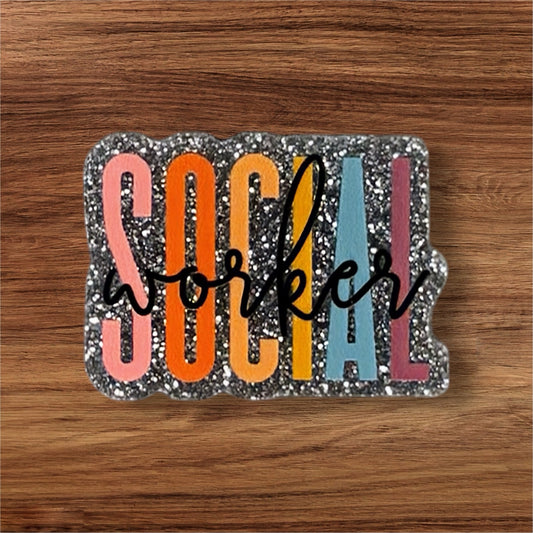 Social Worker Acrylic Flatback