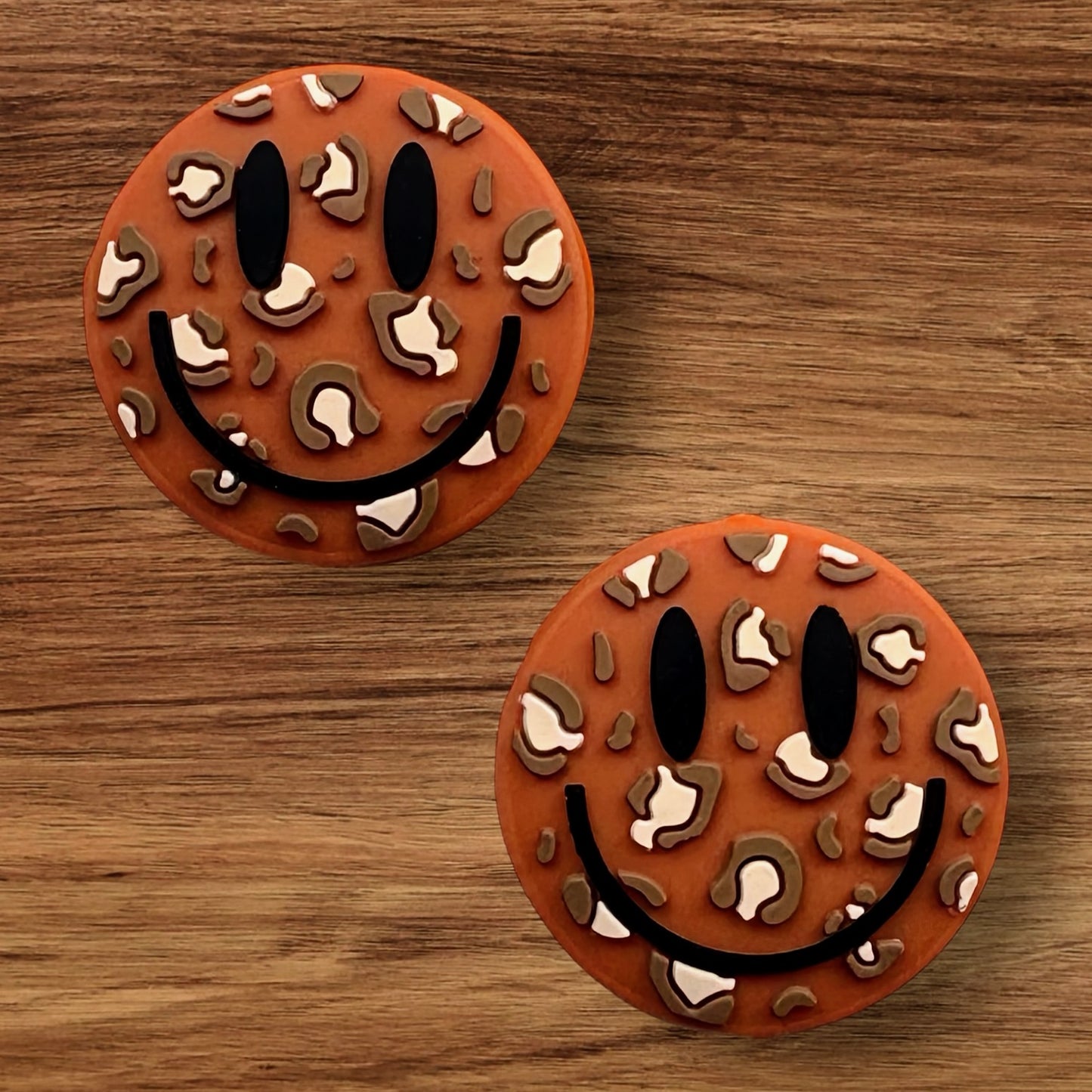 Animal Print Happy Face Focal
