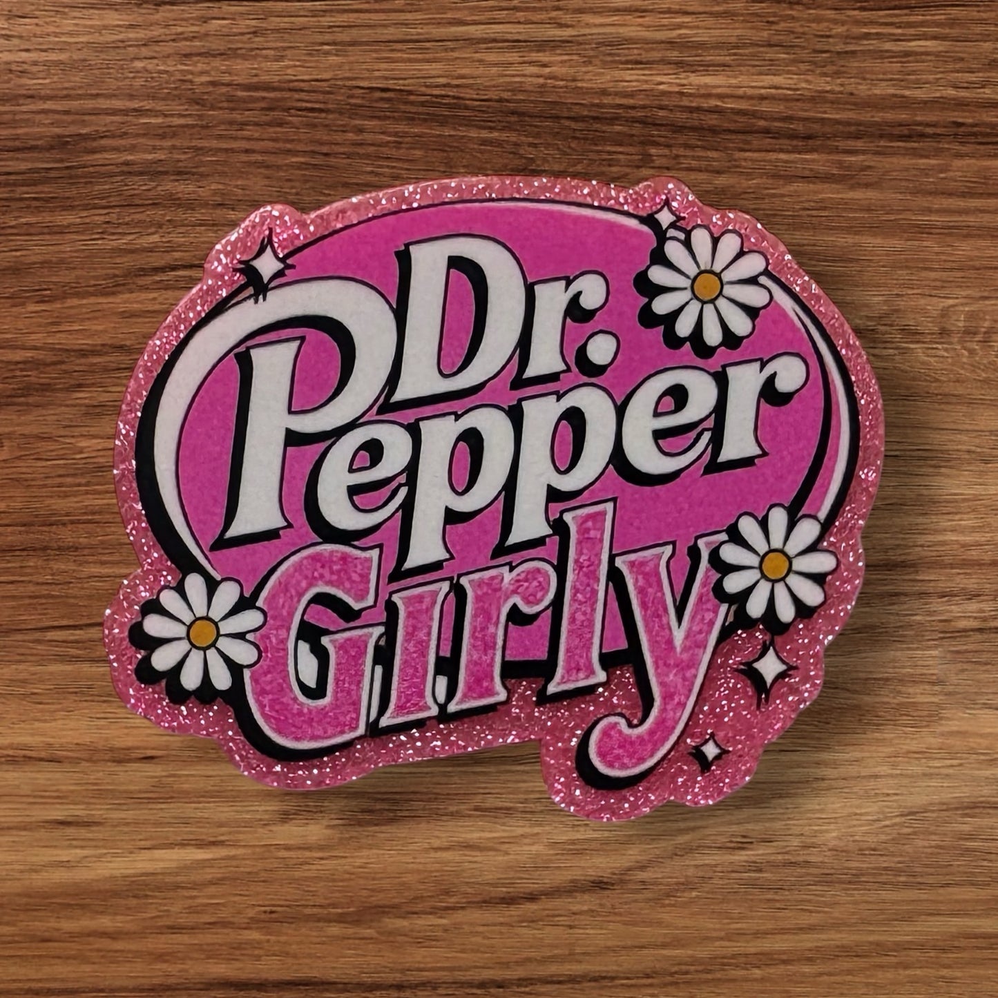 Dr P Girly Acrylic Flatback (Custom)