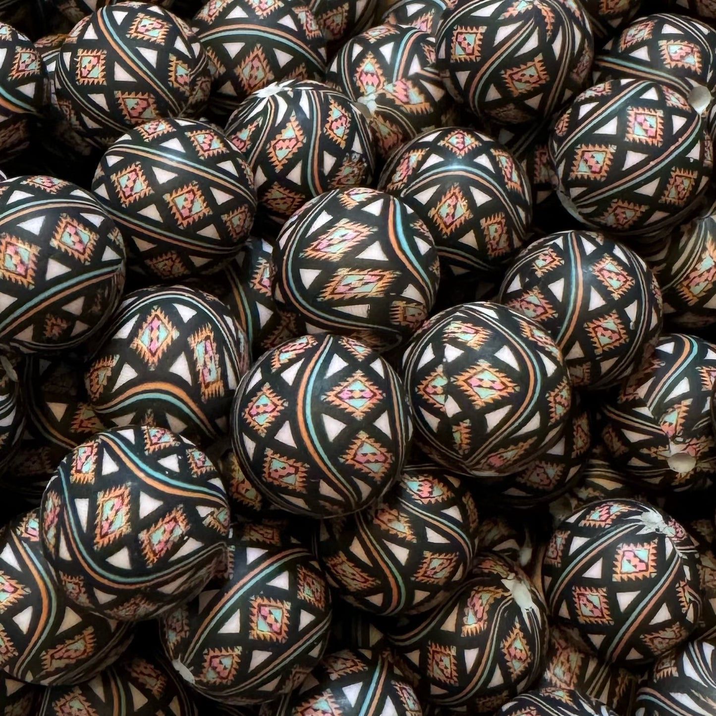 15mm Aztec Bead