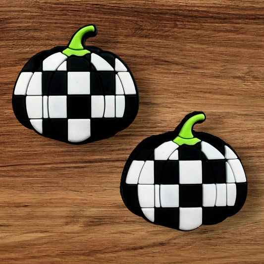 Checkered Pumpkin Focal