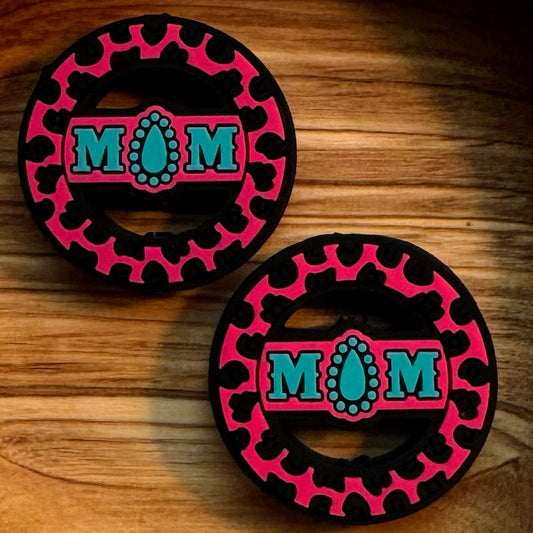 Hot Pink Cow Mom Focal