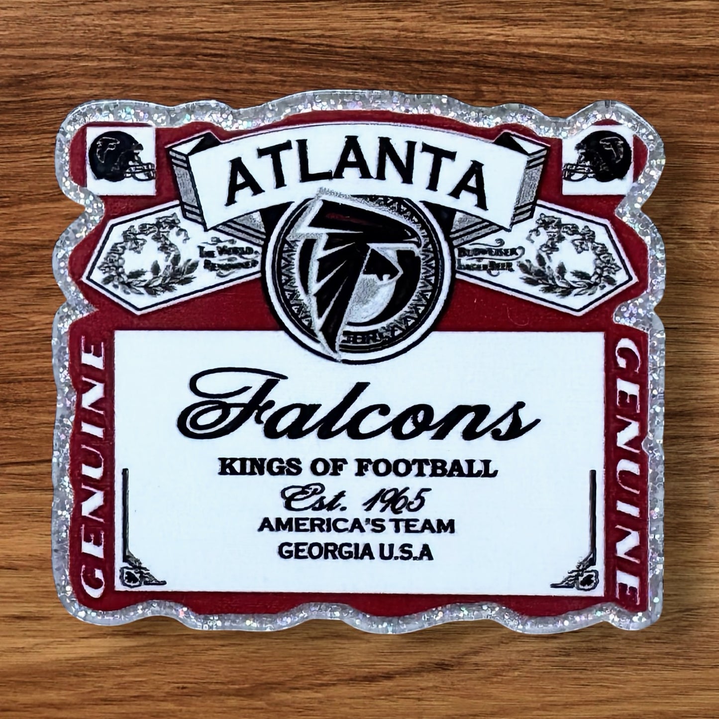 Football Acrylic Flatback