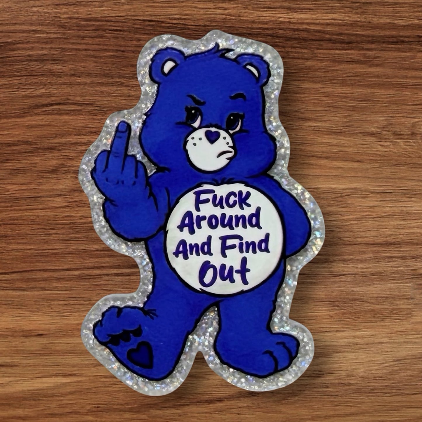 FAFO Bear Acrylic Flatback