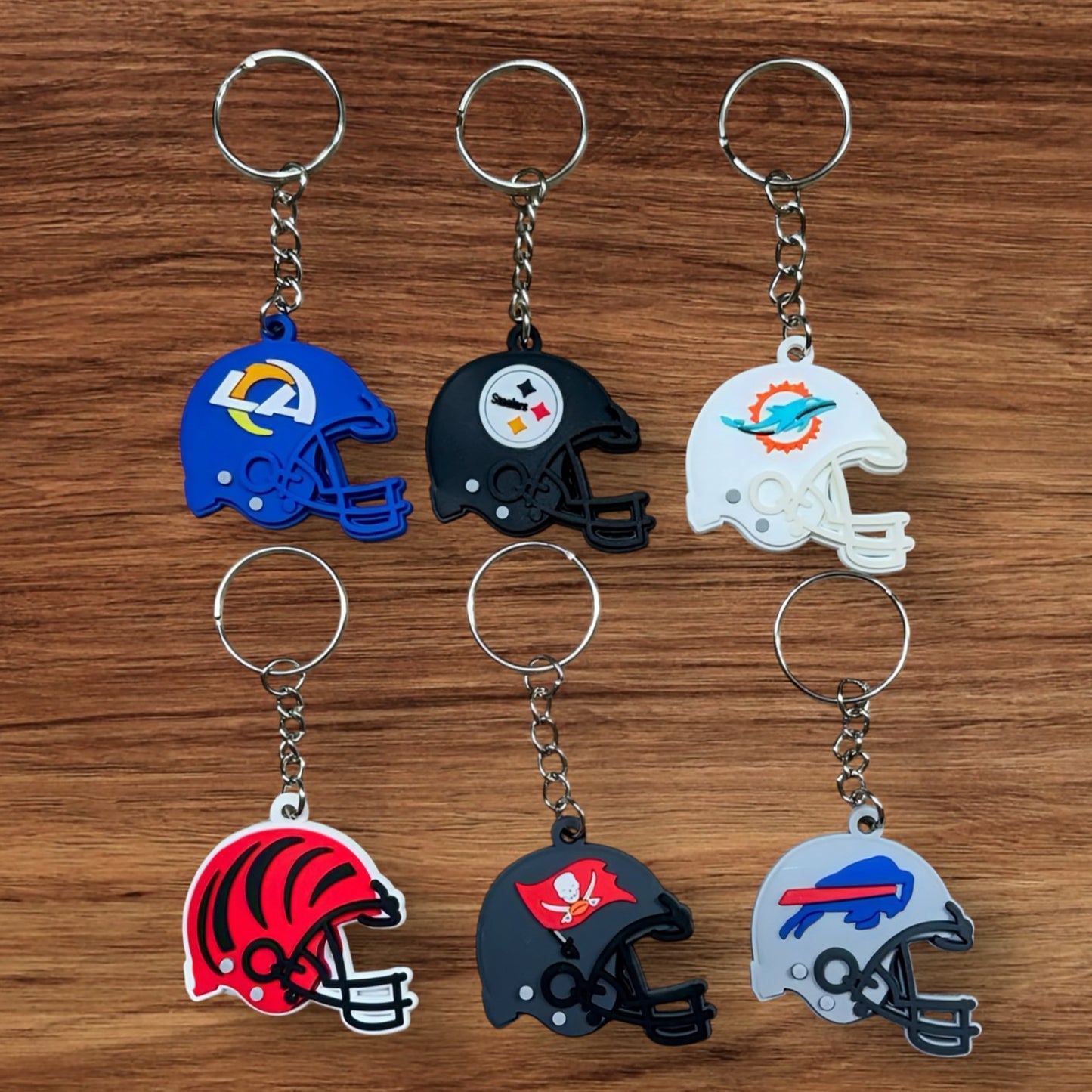 Football PVC Keychain