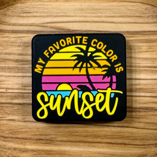 My Favorite Color Is Sunset Focal