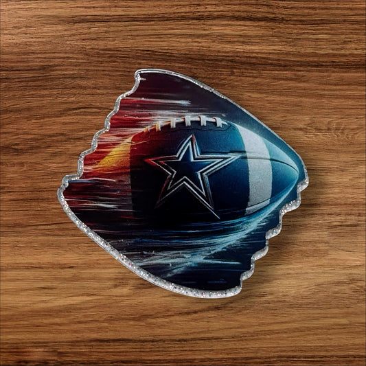 Football Acrylic Flatback