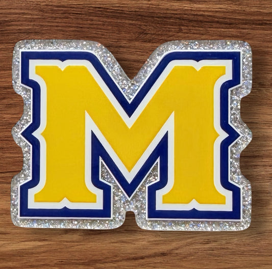 Michigan Football Acrylic Flatback