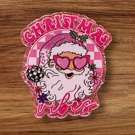 Christmas Vibes Acrylic Flatback