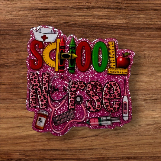 School Nurse Acrylic Flatback