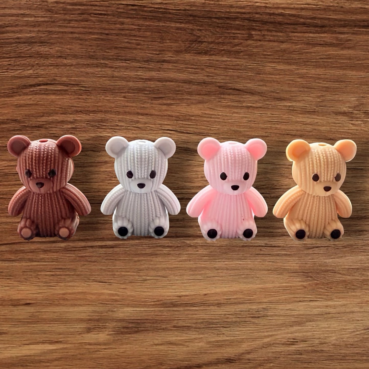 3-D Knitted Bears Focal
