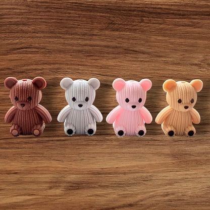 3-D Knitted Bears Focal