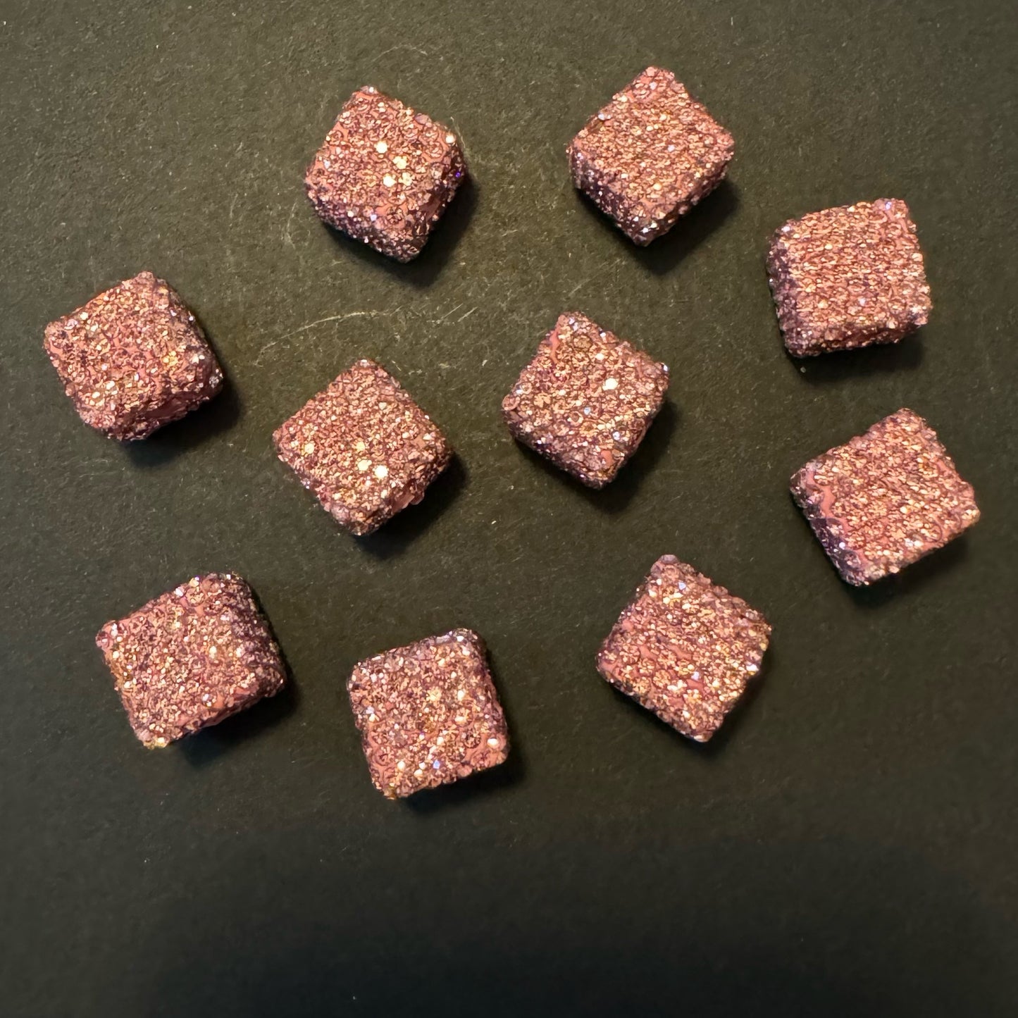 Square Rhinestone Beads