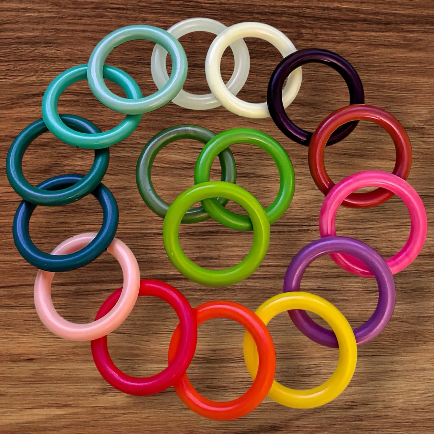 Opal Silicone Rings