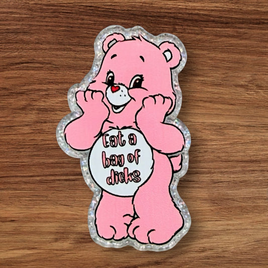 Swear Bear Acrylic Flatback
