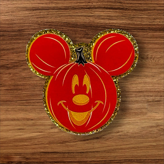 Pumpkin Mouse Acrylic Flatback