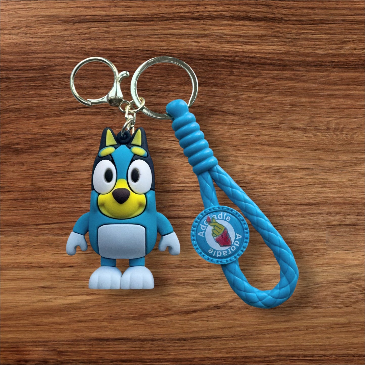 Blue Dog Keychain