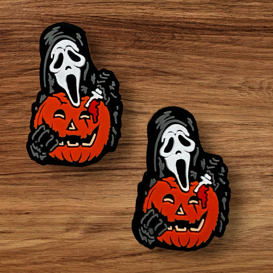 Ghost Guy With Pumpkin Focal