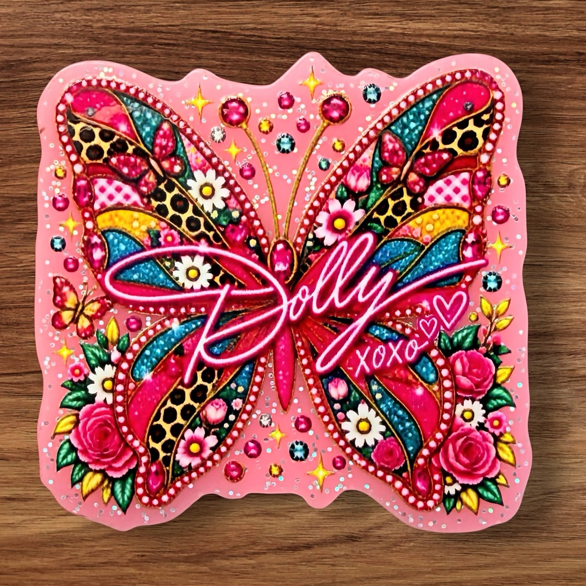 Dolly Butterfly Acrylic Flatback