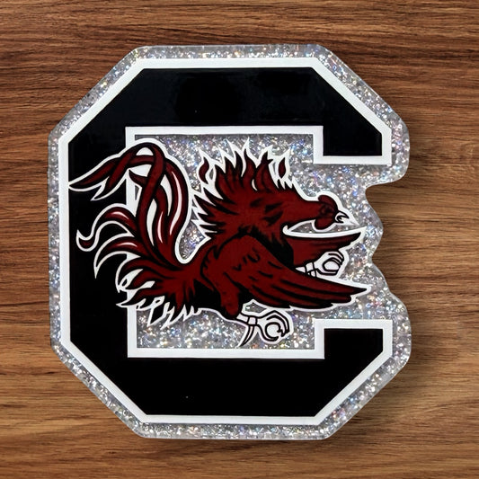 South Carolina Football Acrylic Flatback