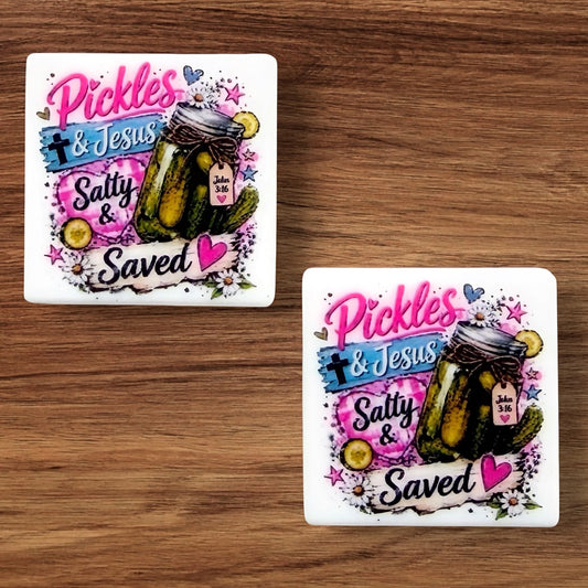 Pickles & Jesus Salty & Saved Focal (Custom)