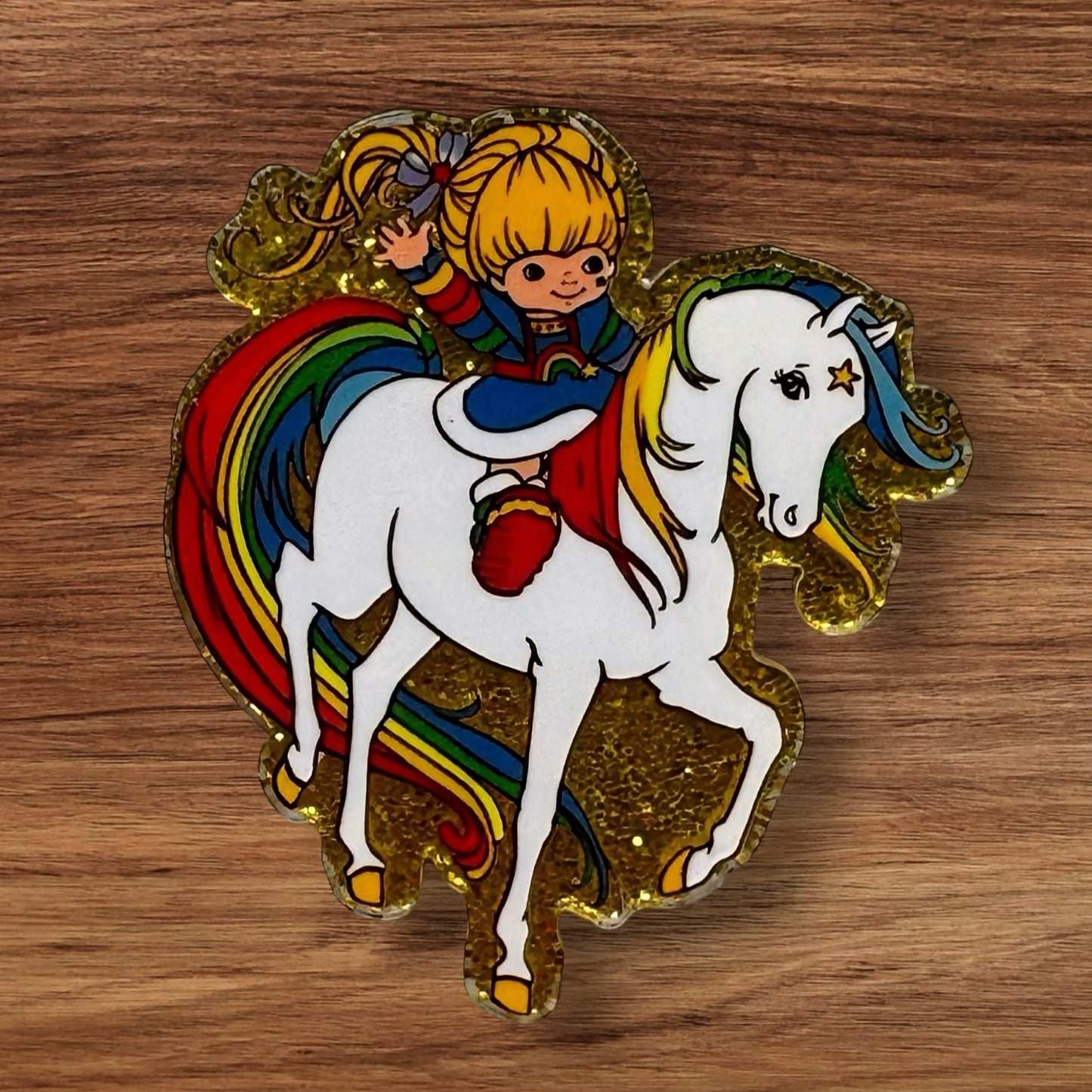 Rainbow Girl Acrylic Flatback