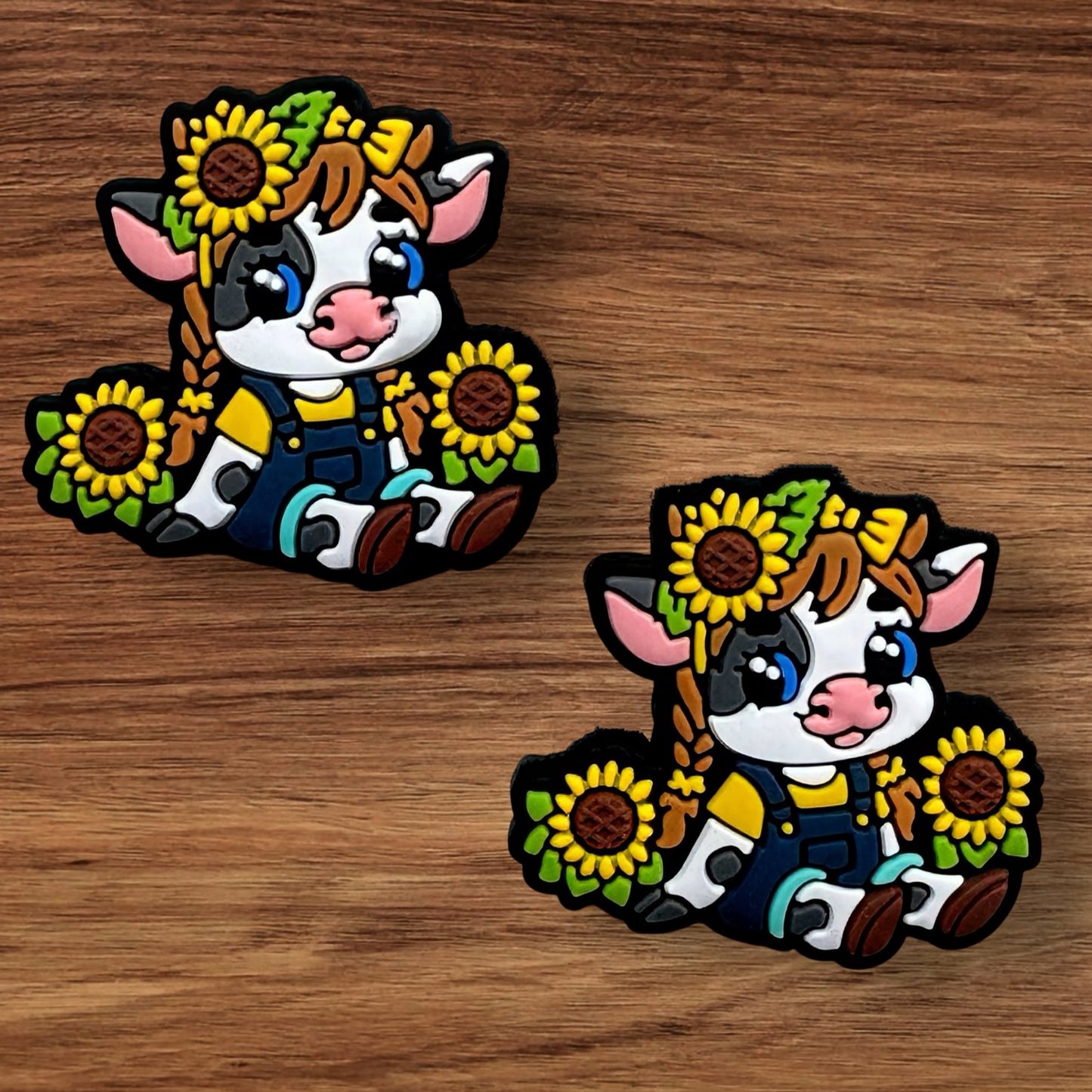 Cow With Sunflowers Focal