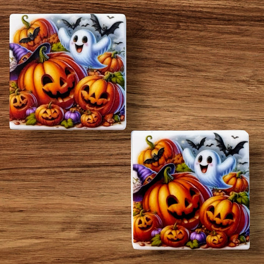 Ghost & Pumpkin Focal (Custom)