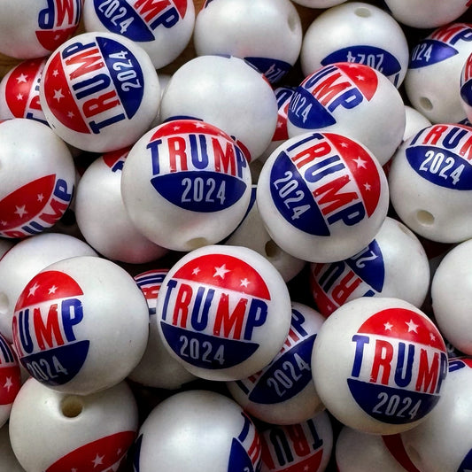 20mm Trump 2024 Acrylic Bead