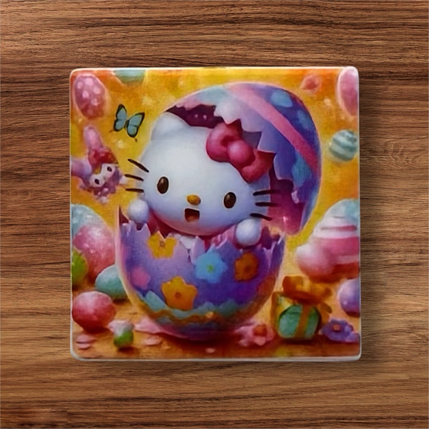 Kitty In Easter Egg Focal