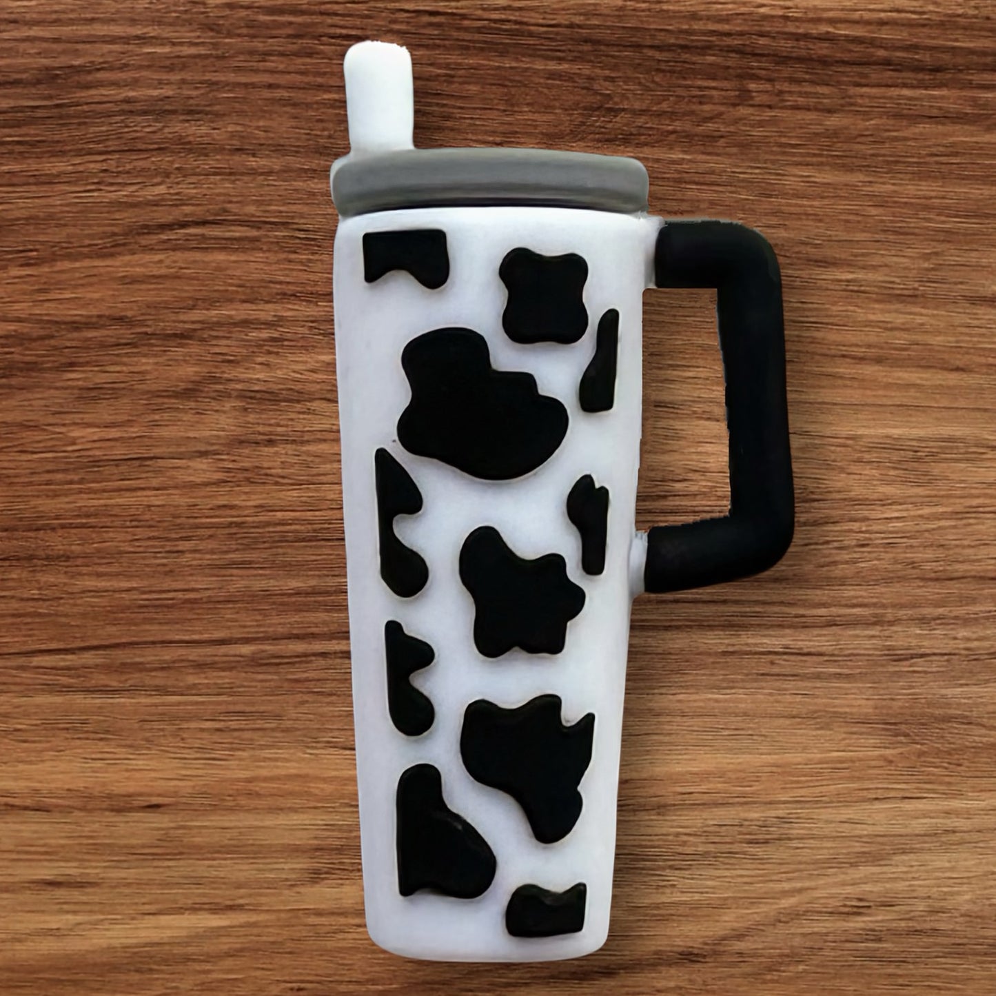 3-D Cow Print Tumbler Focal